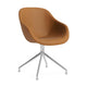 HAY About a Chair AAC 121 eetkamerstoel Sense Cognac swivel chroom