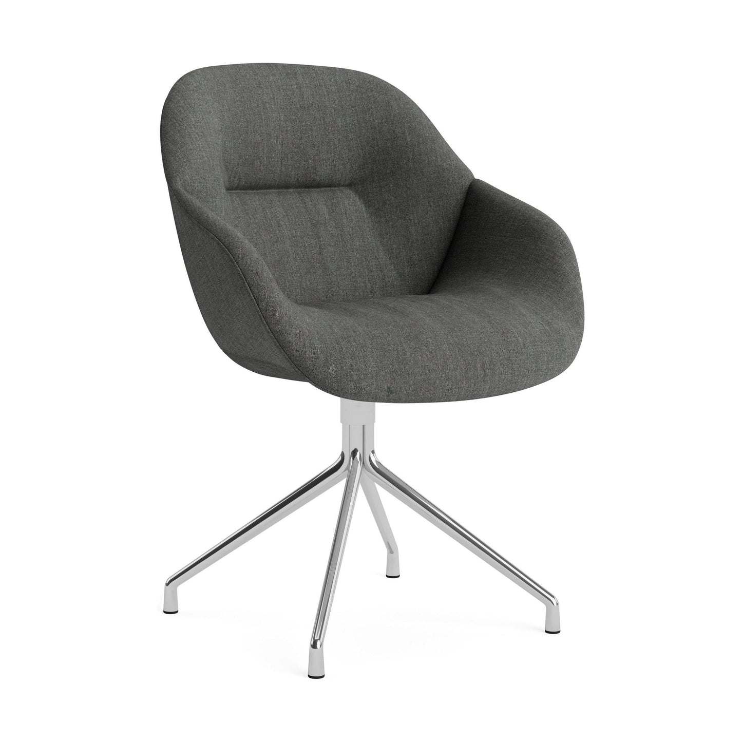 HAY About a Chair AAC 121 Soft eetkamerstoel Remix 163 swivel chroom