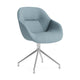 HAY About a Chair AAC 121 Soft eetkamerstoel Metaphor 014 swivel chroom