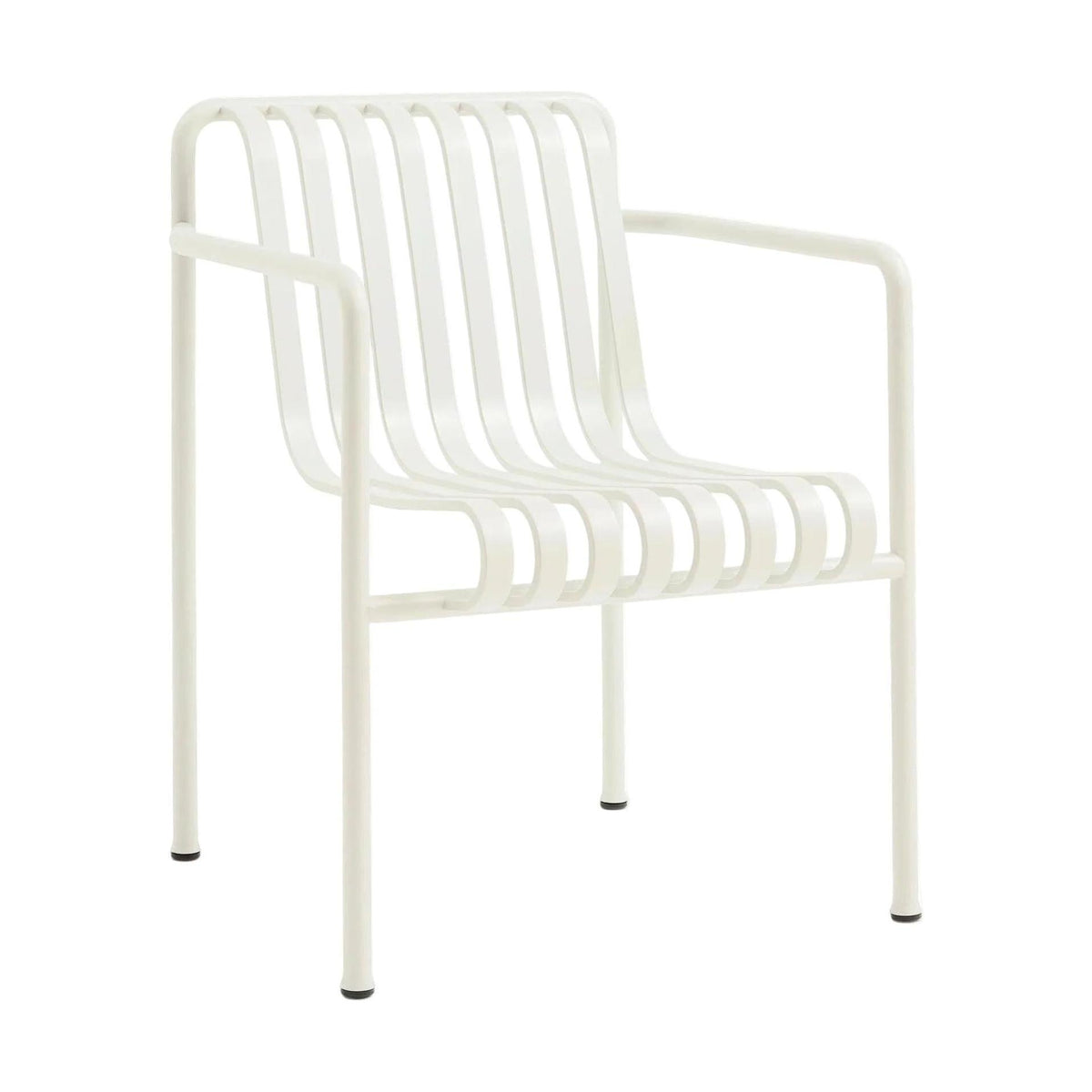 Hay Palissade Dining tuinstoel met armleuning Cream White