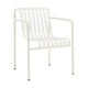 Hay Palissade Dining tuinstoel met armleuning Cream White