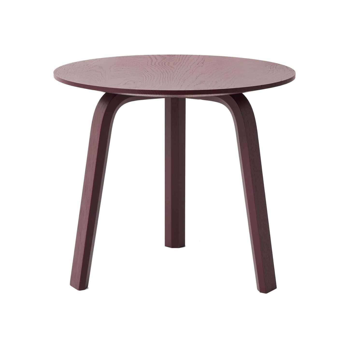 HAY Bella bijzettafel Ø45 H39 Dark Bordeaux