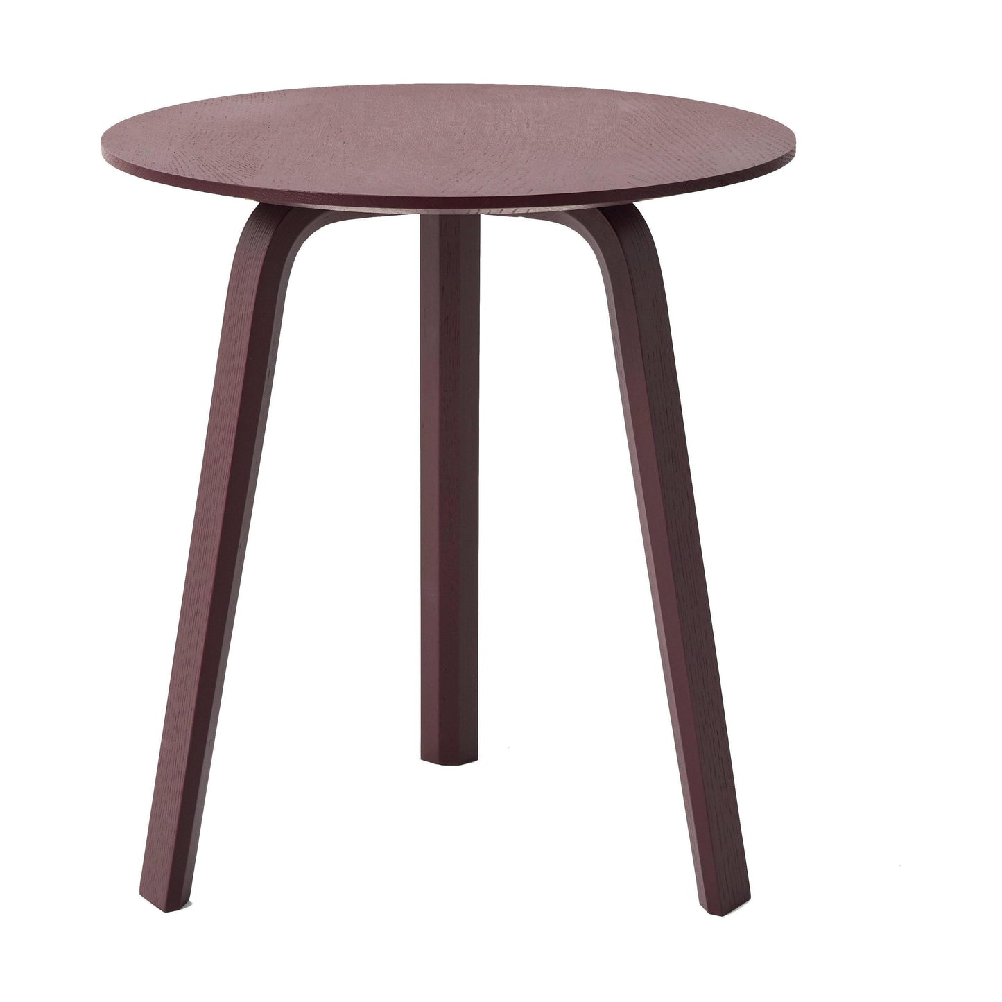 HAY Bella bijzettafel Ø45 H49 Dark Bordeaux