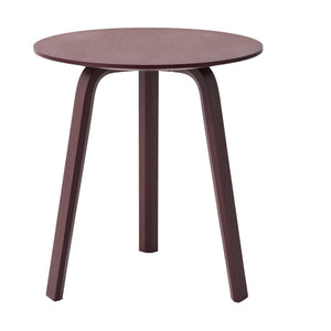 HAY Bella bijzettafel Ø45 H49 Dark Bordeaux