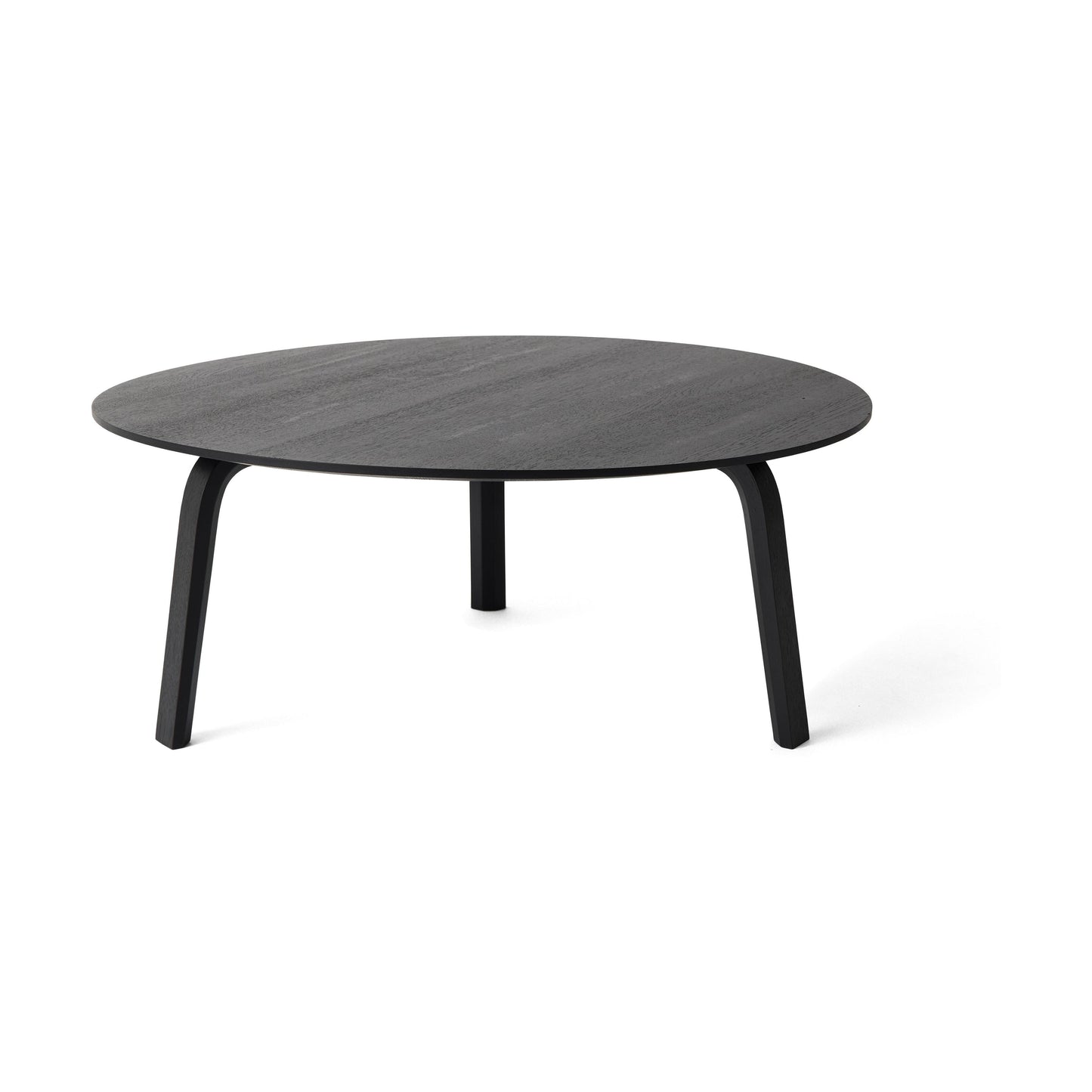 HAY Bella salontafel Ø80 H32 zwart gelakt eiken