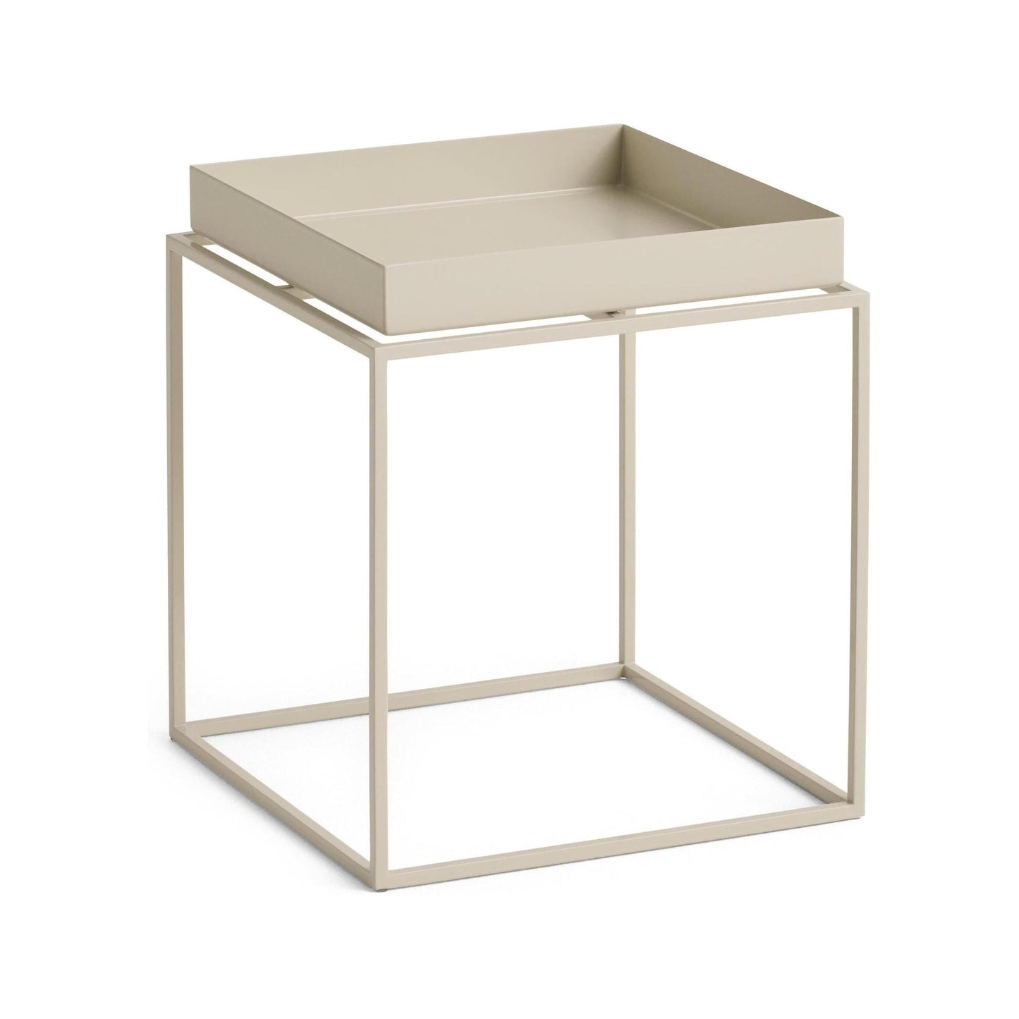 HAY Tray Small bijzettafel 30x30 cm Warm Beige
