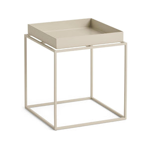 HAY Tray Small bijzettafel 30x30 cm Warm Beige