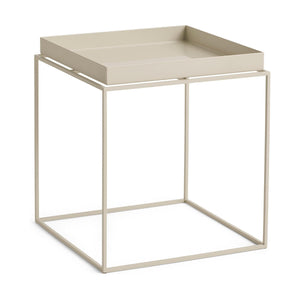 HAY Tray Medium bijzettafel 40x40 cm Warm Beige