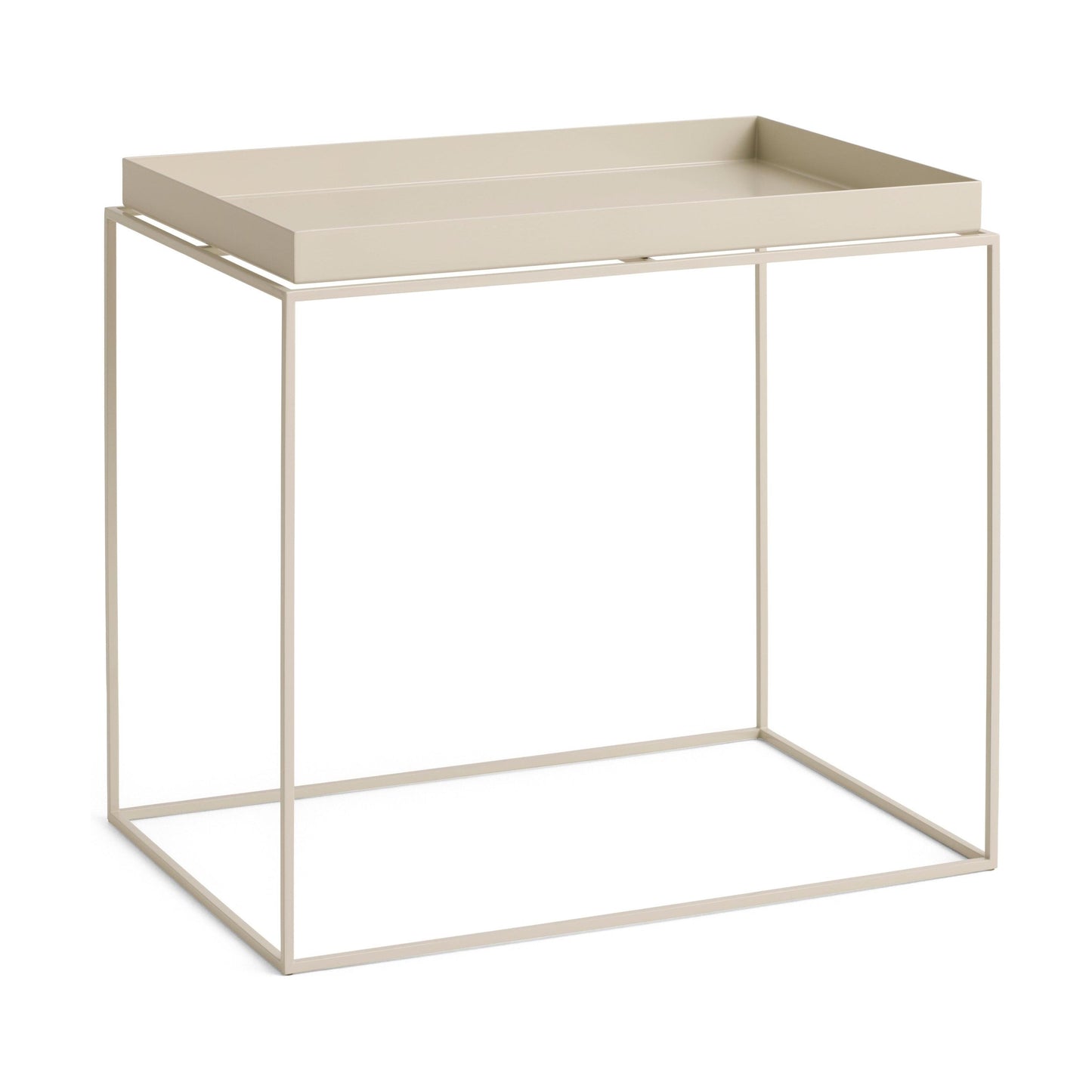 HAY Tray Large bijzettafel 40x60 cm Warm Beige