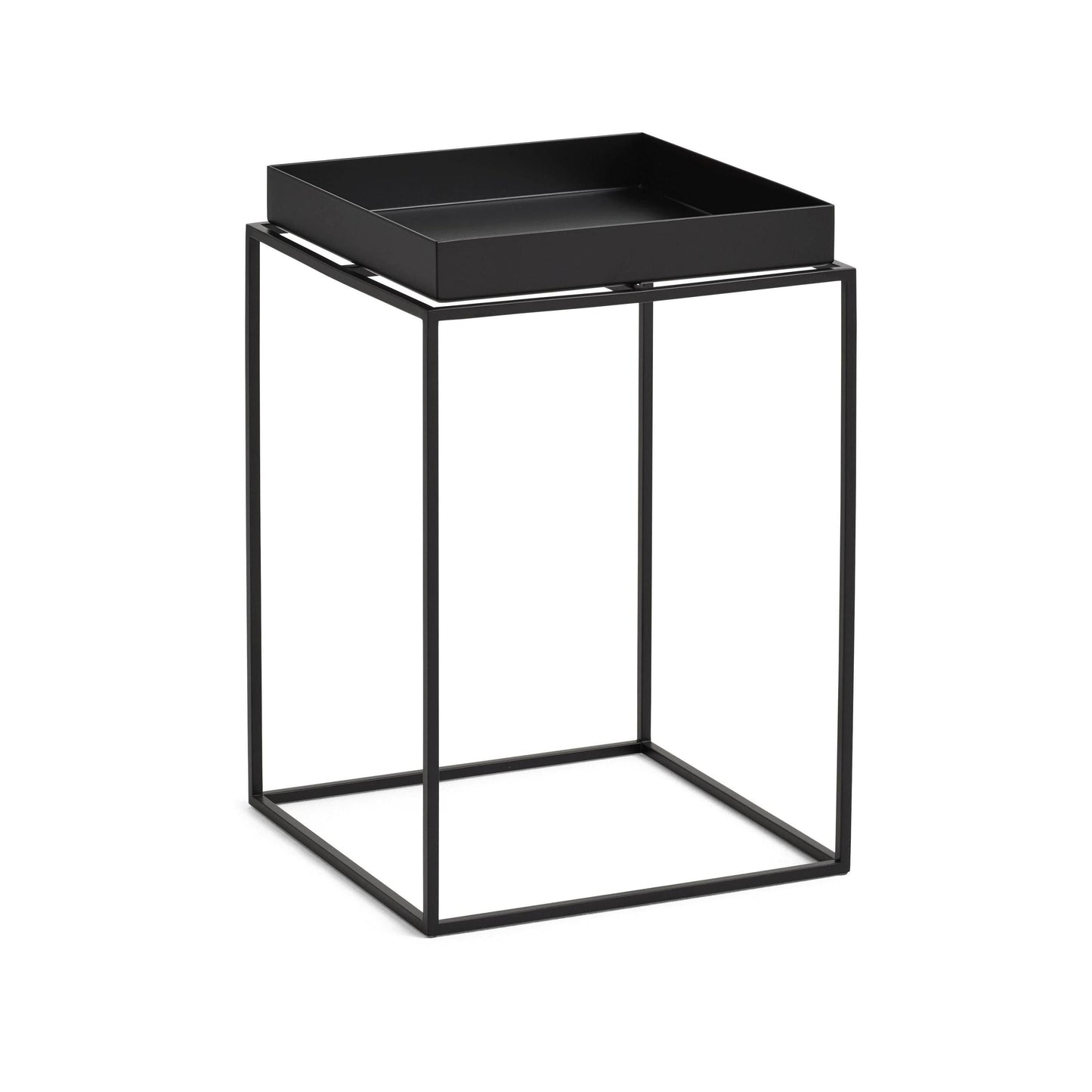 HAY Tray Small High bijzettafel 30x30 cm Black