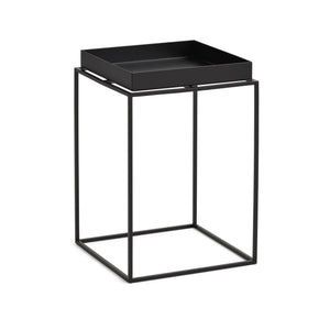 HAY Tray Small High bijzettafel 30x30 cm Black