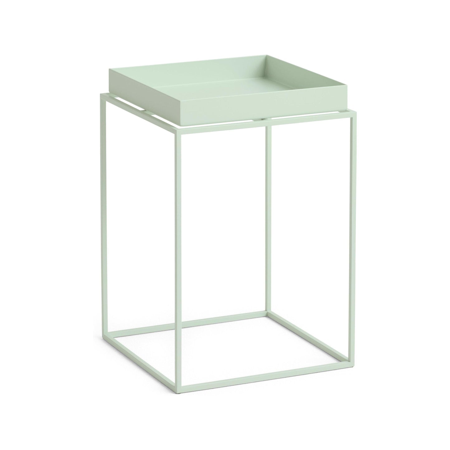 HAY Tray Small High bijzettafel 30x30 cm Soft Mint