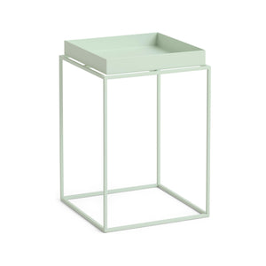 HAY Tray Small High bijzettafel 30x30 cm Soft Mint