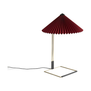 HAY Matin 380 tafellamp Oxide Red/Brass