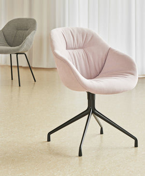 HAY About a Chair AAC 121 Soft eetkamerstoel Remix 163 swivel zwart