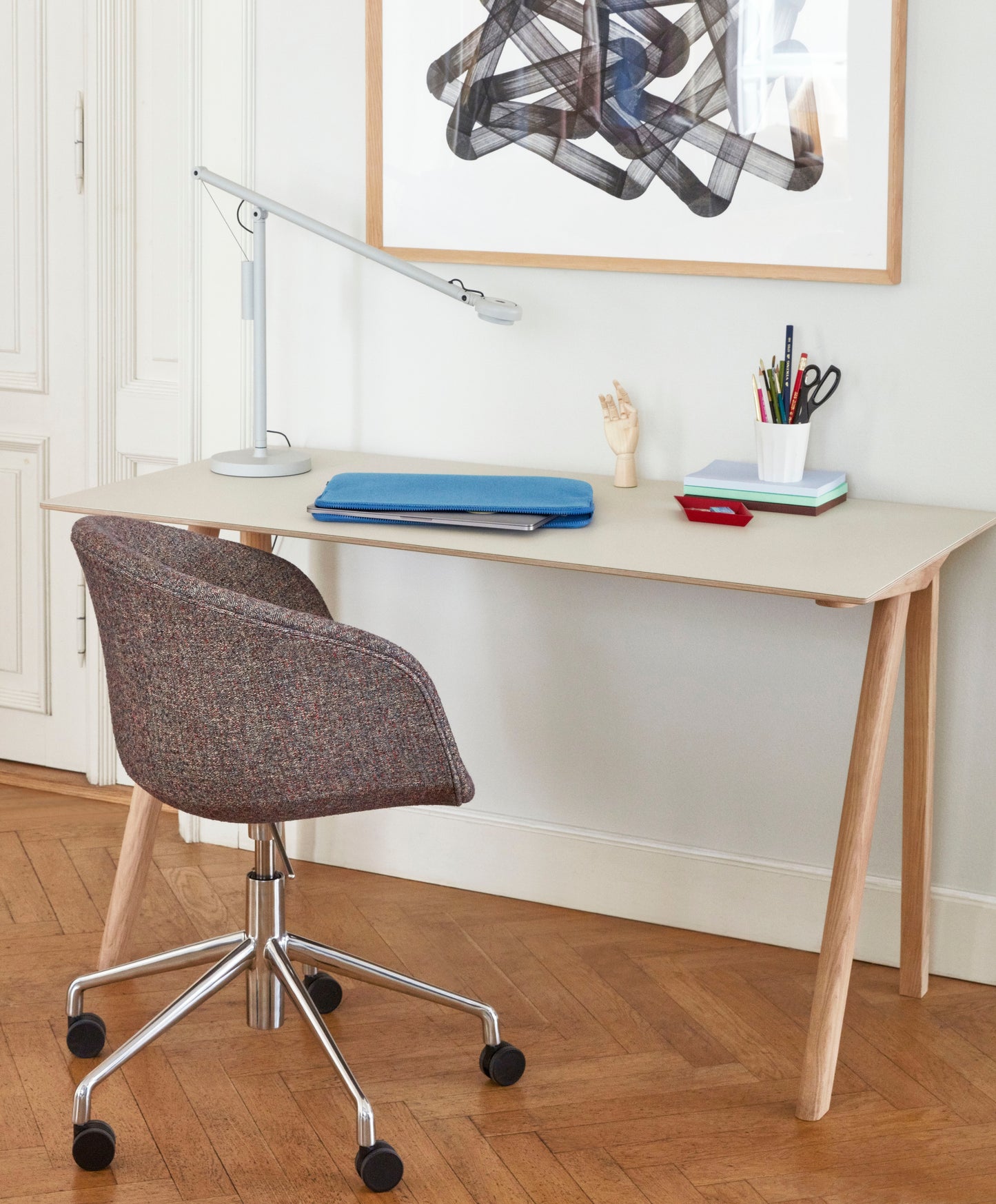 HAY Fifty-Fifty bureaulamp Ash Grey