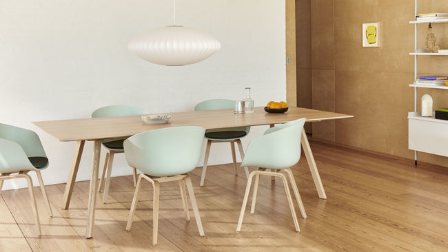 HAY About a Chair AAC 22 eetkamerstoel gelakt eiken Pale Peach 2.0 - HAY About a Chair AAC 22 eetkamerstoel gelakt eiken Pale Peach 2.0