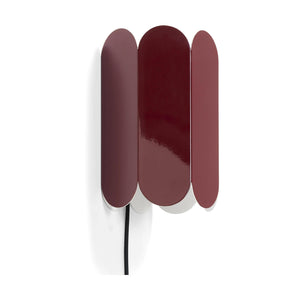 HAY Arcs wandlamp met snoer Auburn Red