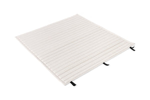 HAY Palissade Quilted kussen voor tuinbank Cream White