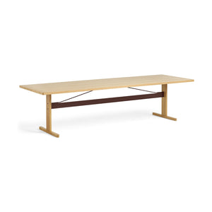 HAY Passerelle eettafel 300x95 cm eiken burgundy red