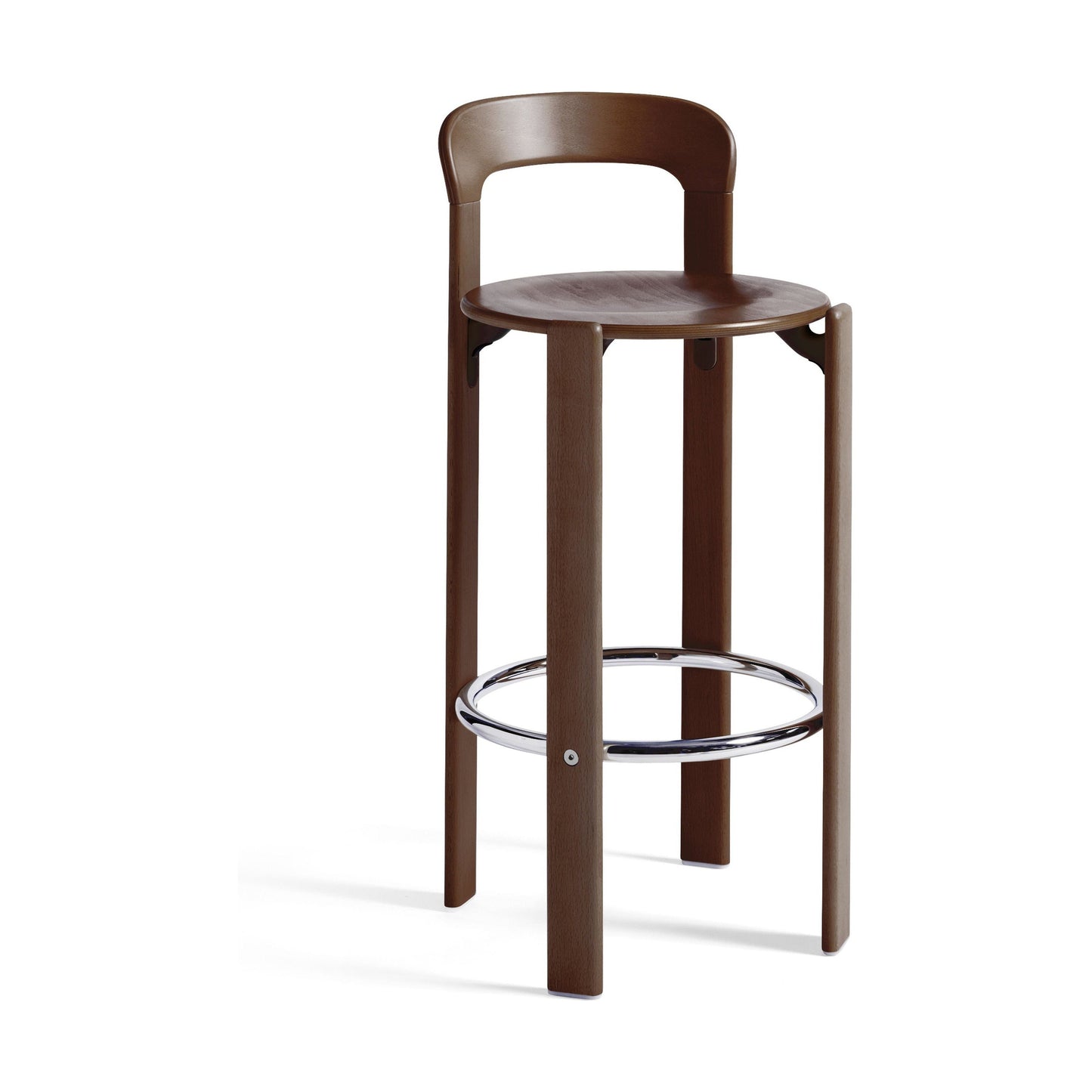 HAY Rey barkruk H75 Umber Brown