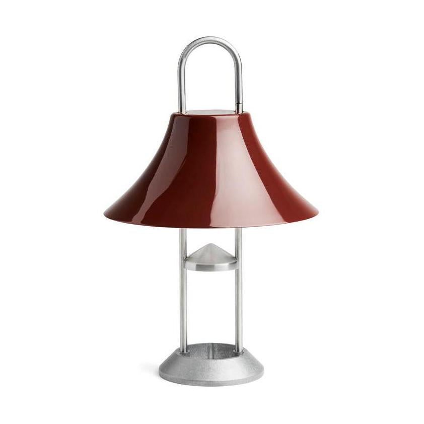HAY Mousqueton Portable Lamp Iron Red