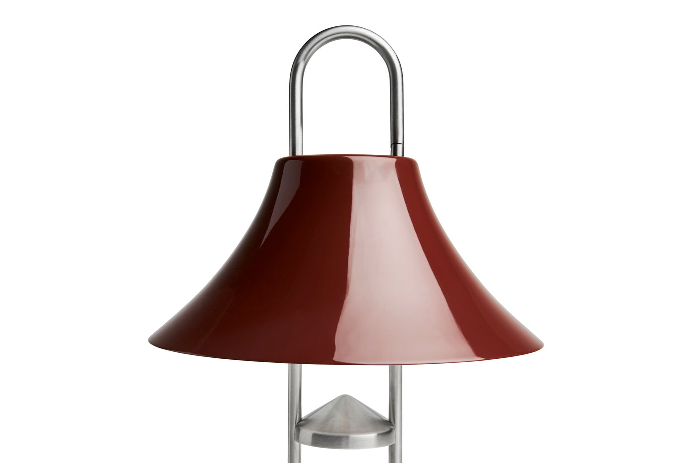 HAY Mousqueton Portable Lamp Iron Red