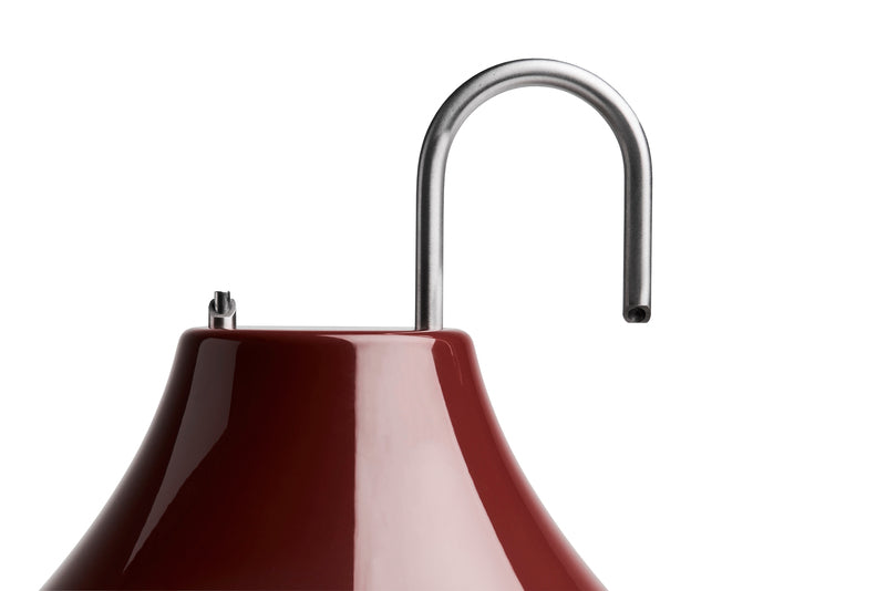 HAY Mousqueton Portable Lamp Iron Red