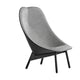 HAY Uchiwa fauteuil duo stoffering donkergrijs/zwart
