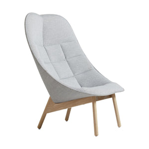 HAY Uchiwa Quilted fauteuil duo stoffering lichtgrijs