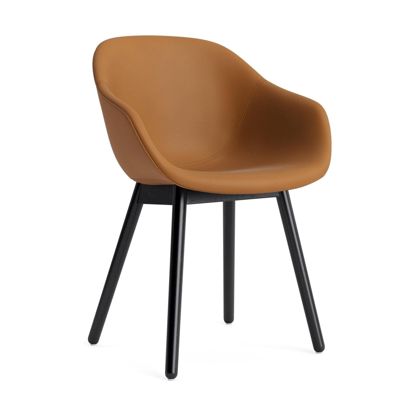 HAY About a Chair AAC 213 eetkamerstoel zwart gelakt eiken Sense Cognac