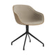 HAY About a Chair AAC 220 eetkamerstoel Clay 2.0 gestoffeerd swivel zwart