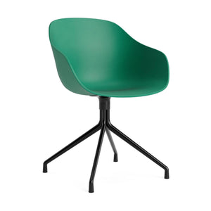 HAY About a Chair AAC 220 eetkamerstoel Teal Green 2.0 swivel zwart