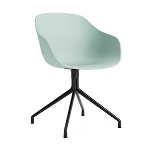 HAY About a Chair AAC 220 eetkamerstoel Dusty Mint 2.0 swivel zwart