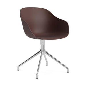 HAY About a Chair AAC 220 eetkamerstoel Raisin 2.0 swivel chroom