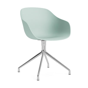 HAY About a Chair AAC 220 eetkamerstoel Dusty Mint 2.0 swivel chroom