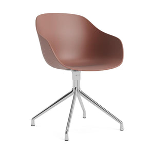 HAY About a Chair AAC 220 eetkamerstoel Soft Brick 2.0 swivel chroom