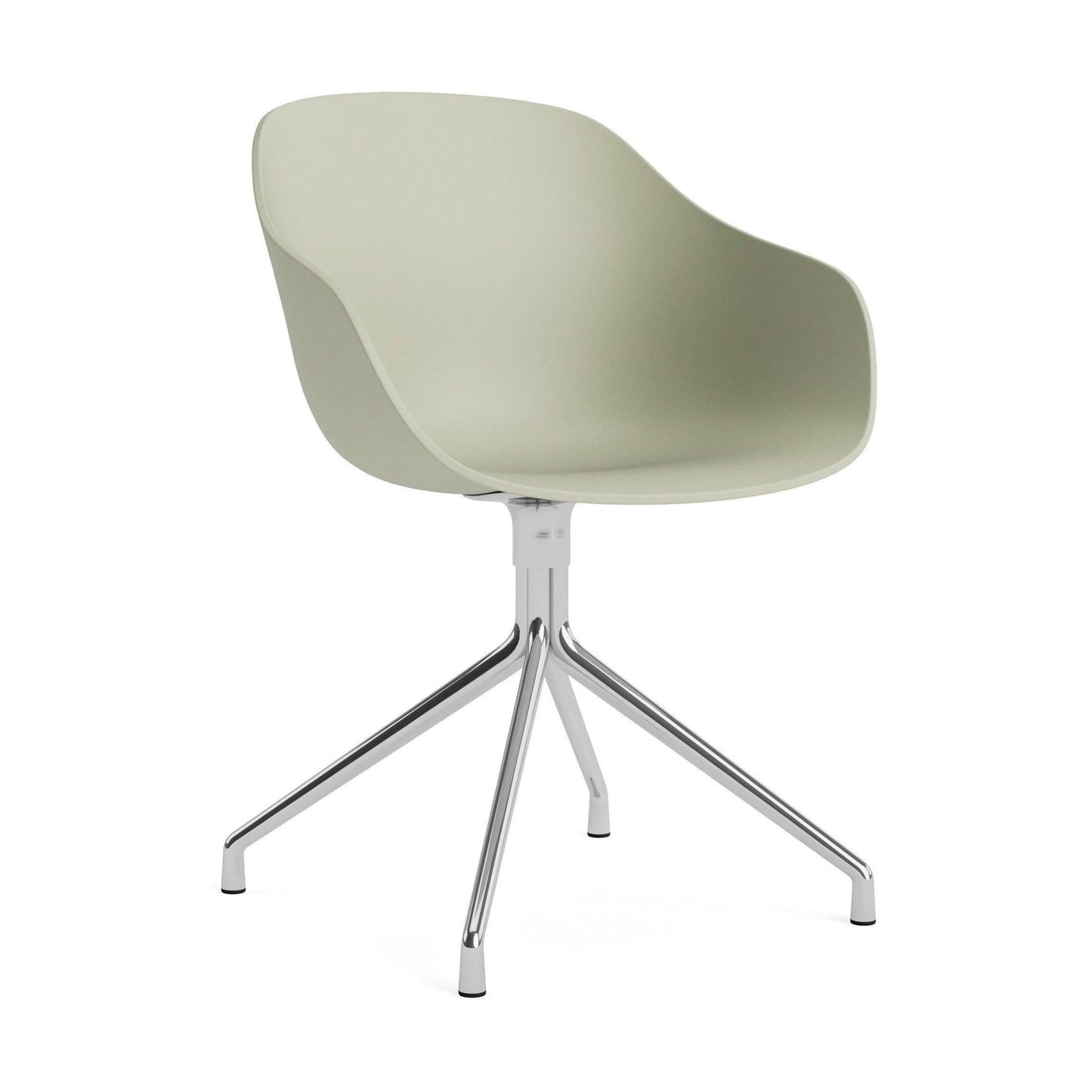 HAY About a Chair AAC 220 eetkamerstoel Pastel Green 2.0 swivel chroom