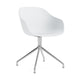 HAY About a Chair AAC 220 eetkamerstoel White 2.0 swivel chroom
