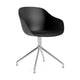 HAY About a Chair AAC 220 eetkamerstoel Black 2.0 swivel chroom