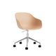 HAY About a Chair AAC 252 bureaustoel chroom Pale Peach 2.0