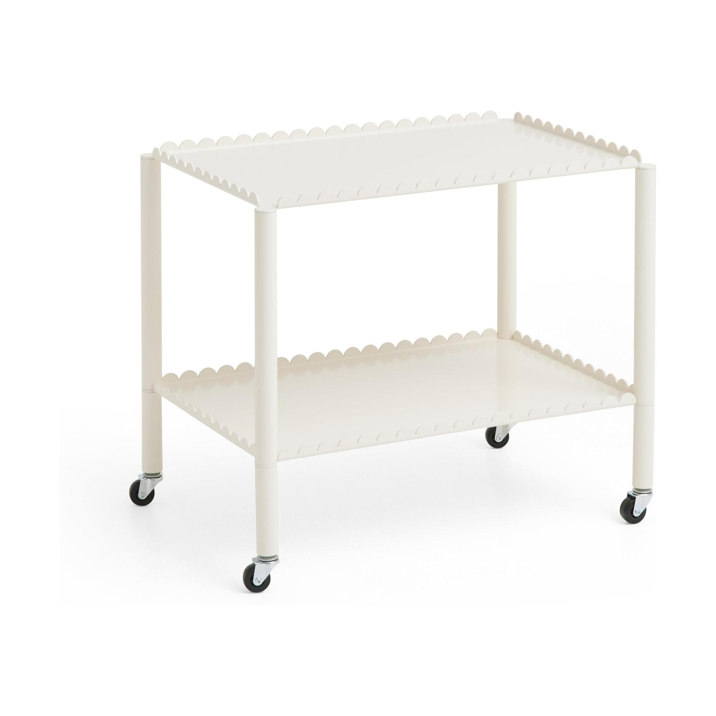 HAY Arcs Low trolley Eggshell