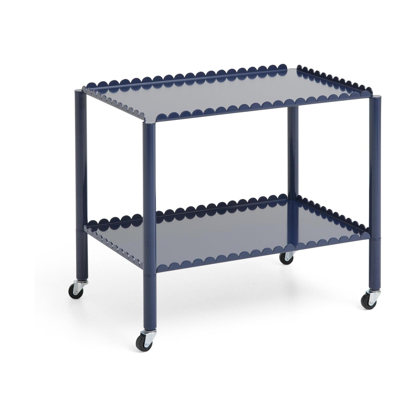 HAY Arcs Low trolley Steel Blue