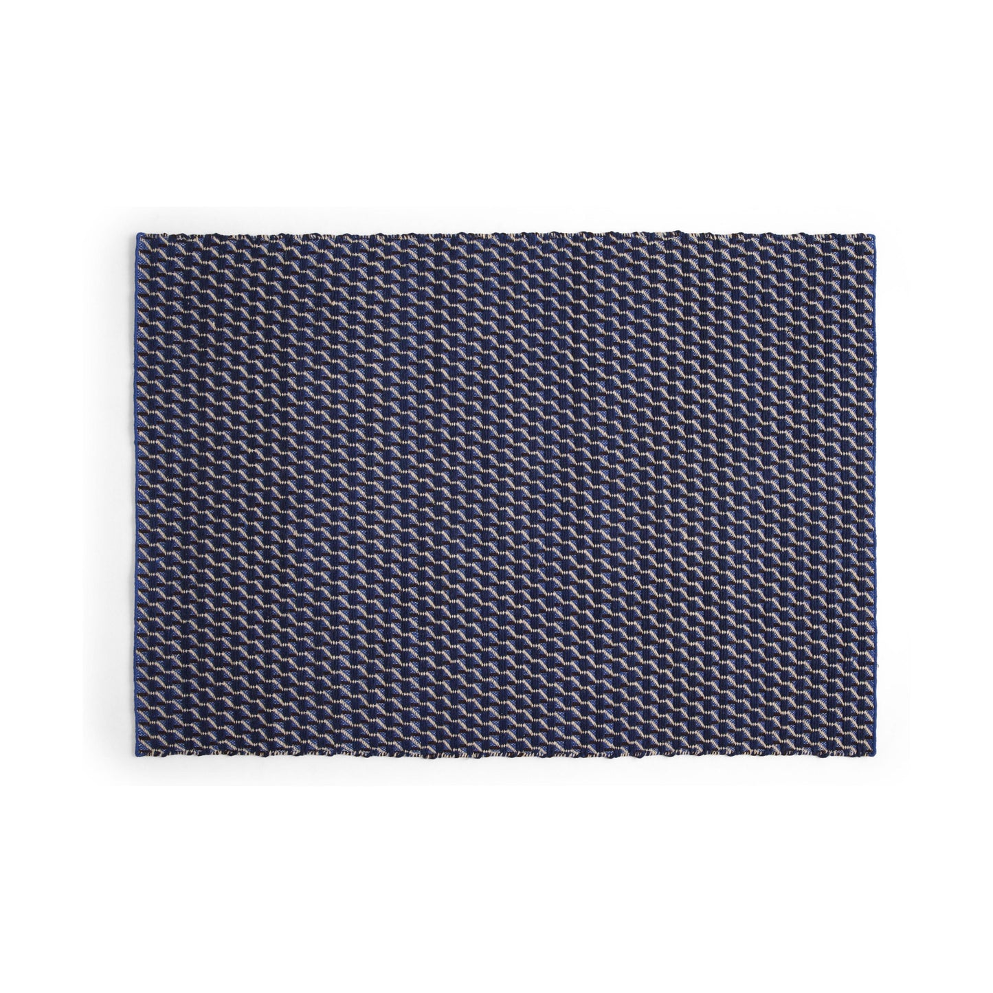 HAY Channel vloerkleed 170x240 cm Blue/White