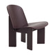 HAY Chisel fauteuil Dark Bordeaux