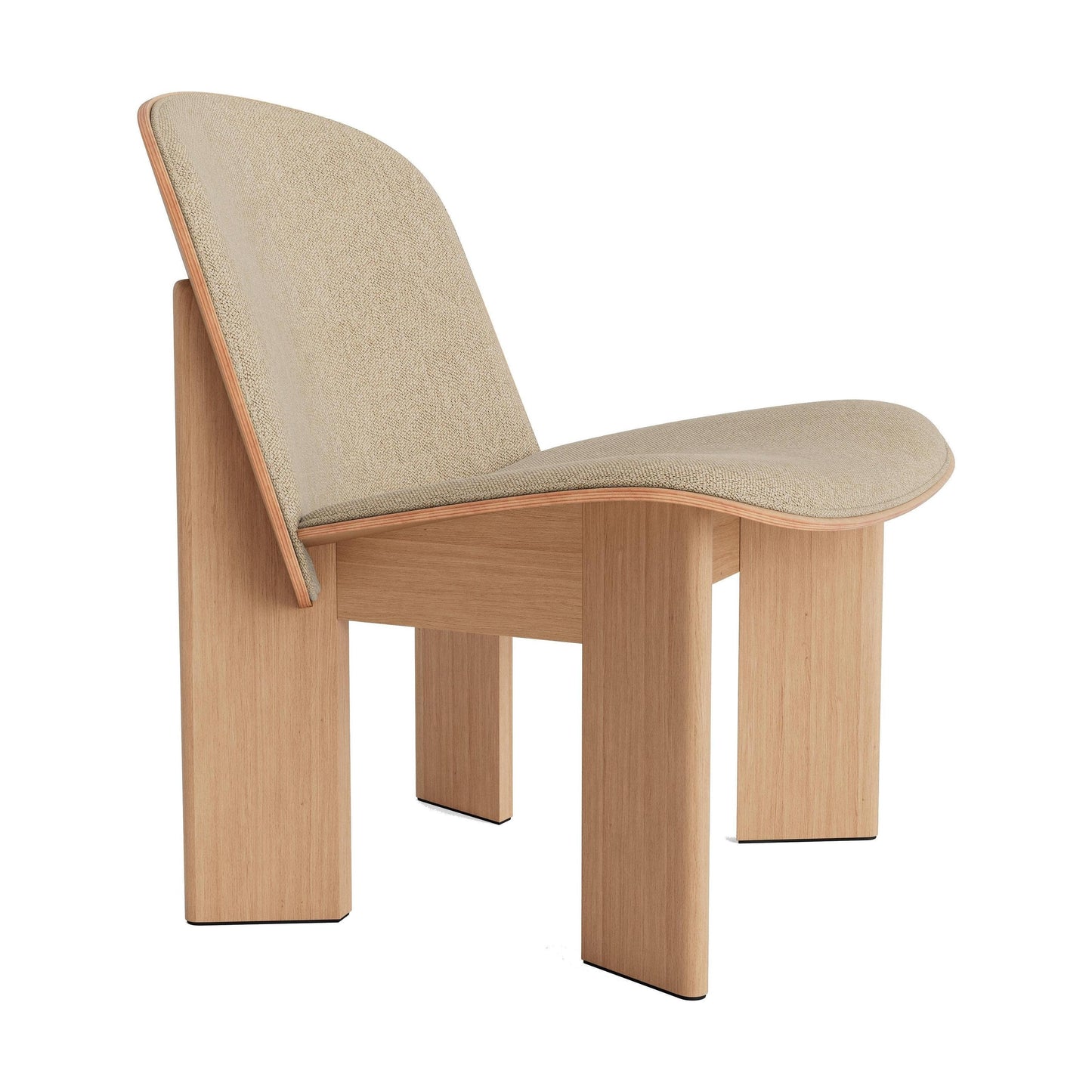 HAY Chisel fauteuil Turf Sand/gelakt eikenhout