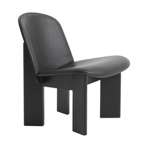 HAY Chisel fauteuil Sense Black/zwart gelakt eikenhout