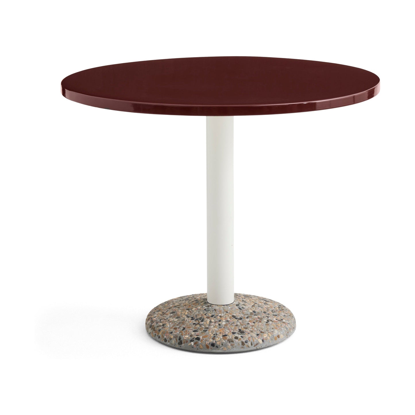 HAY Ceramic tuintafel Ø90 cm Bordeaux