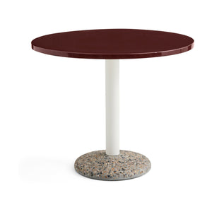 HAY Ceramic tuintafel Ø90 cm Bordeaux