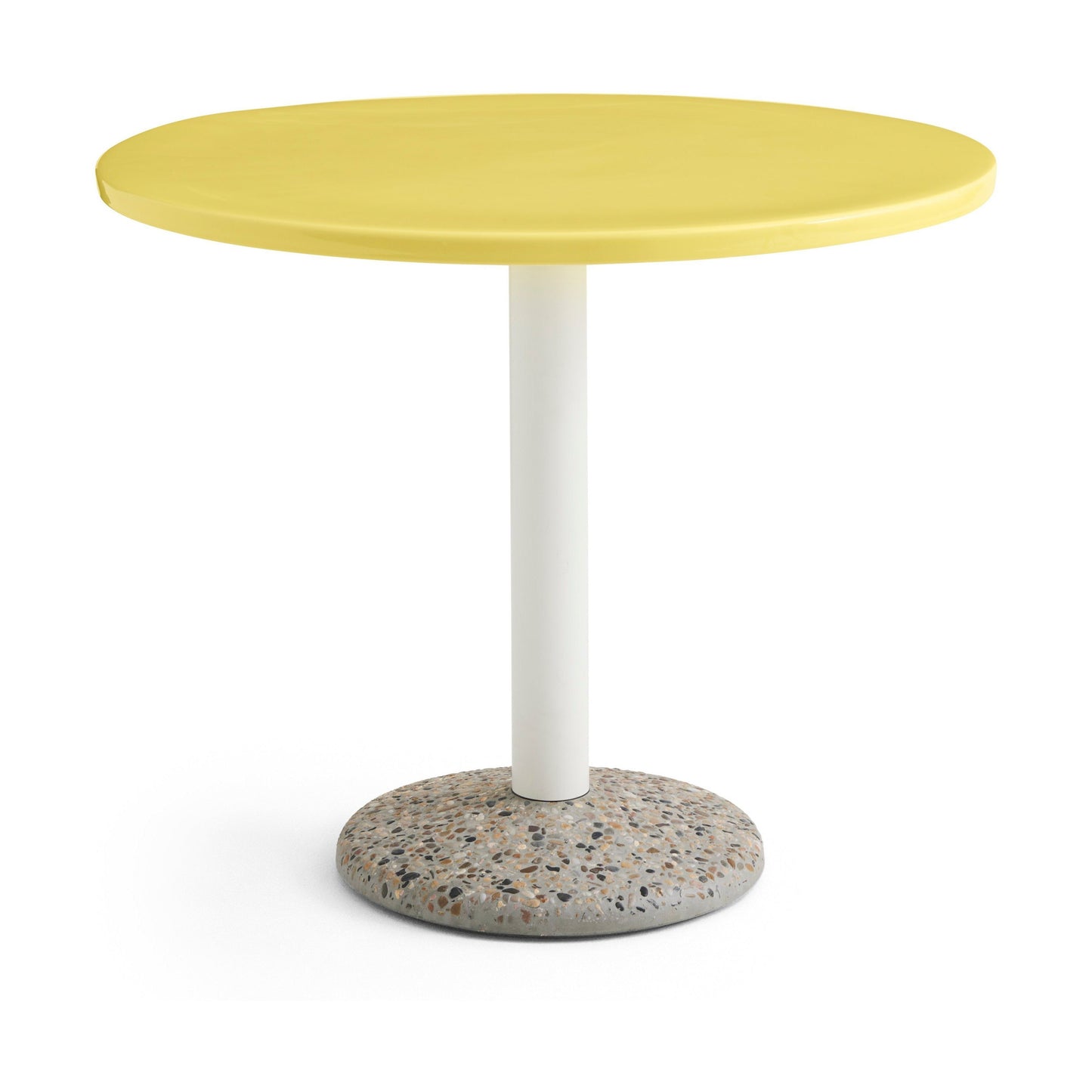 HAY Ceramic tuintafel Ø90 cm Bright Yellow